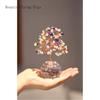 1PCS Handmade Crystal Tree Office Desktop Ornament Home Decorations  Figurine Decoracion Feng Shui Accessories Plantas Miniatura