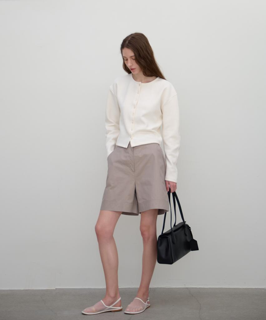 BUT'TON Stitch Banding Shorts (Gray)