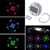Solar Energy Auto Flash Led Tire Light Car Wheel Hub Lamp Colorful Strobe Light Modified Accessories
