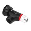 CO2 Bike Tire Inflator Aluminum Alloy US and French Valve Compatible Bike CO2 Pump with Pressure