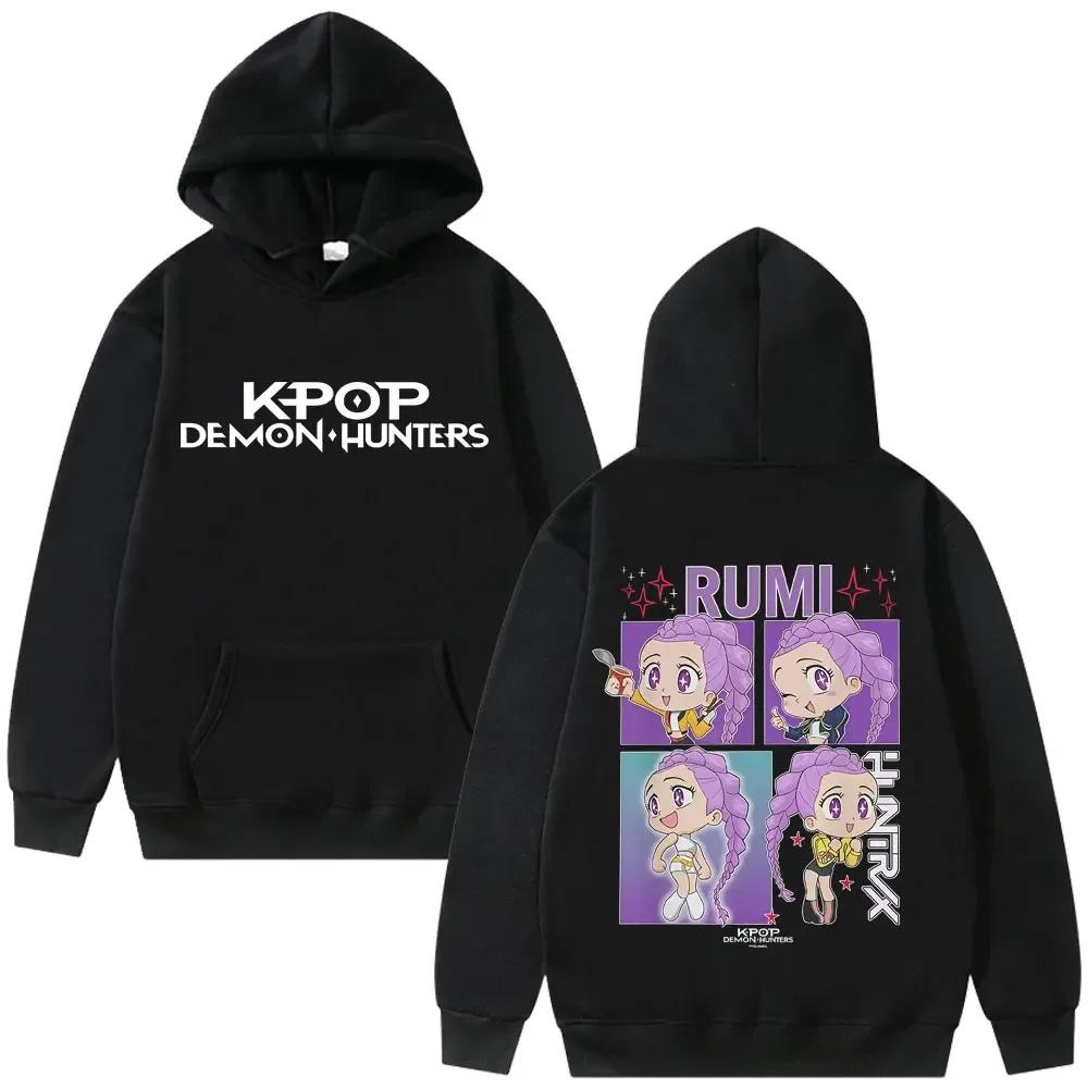 Limited Movie Kpop Demon Hunters Derpy Tiger Hoodie Men Women Cartoon Trend Sweatshirt Unisex Casual Oversized Pullover Tracksuit Female Male Clothing
