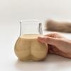 Funny Butt Shaped Mug 450ml Clear Borosilicate Glass Coffee Mug Women Body Butt Cup for Milk Water Coffee Glass Cup Water Mug