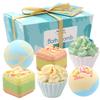 WHDZ Bath Bath Bath Gift Set of Bath Fragrance New Candy Box Included Bombs, Salts, Balls, 6, Bombs, Mother, Couple, Birthday, Anniversary, Present,