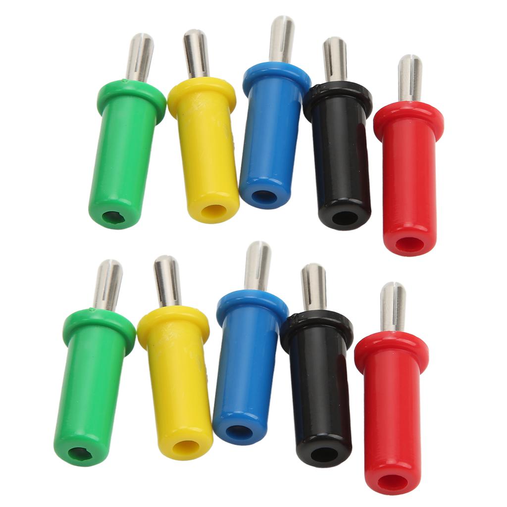 10 шт., разъем типа «банан», сварной разъем «банан», штабелируемый разъем для аксессуаров безопасности