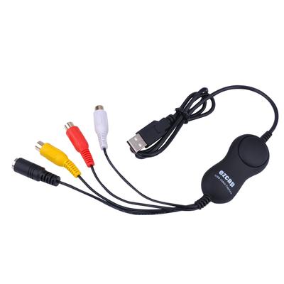Карта видеозахвата ezcap158 USB 2.0 UVC, преобразователь VHS в цифровой формат, блок видеозахвата с поддержкой CVBS