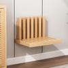 Folding Stool Wall-Mounted Bedside Chair 500lb Load-capacity Simple Installation Hidden Shoe Changing