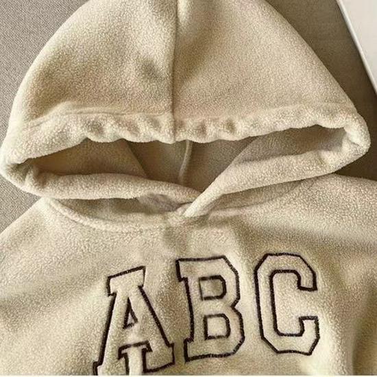 Children's Autumn/Winter Fleece-Lined Pullover Two-Piece Set - Versatile Casual Wear for Boys & Girls