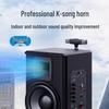 Sansui TE06 8-inch Portable Trolley Karaoke Speaker with Wireless Mic