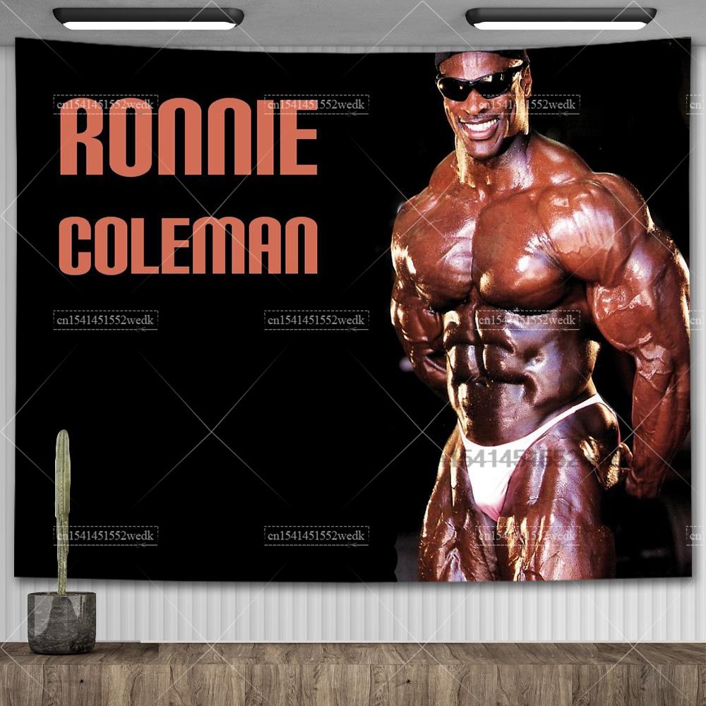 Легкий вес Baby Ronnie Coleman Гобелен GYM Мотивация Бодибилдинг Обои Настенный декор Постеры Эстетические Гобелены Макраме