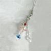 Ocean Style Jelly Fish Pendant Cellphone Strap Mobile Phone Chain Y2K Phone Lanyard  Bag Keychain