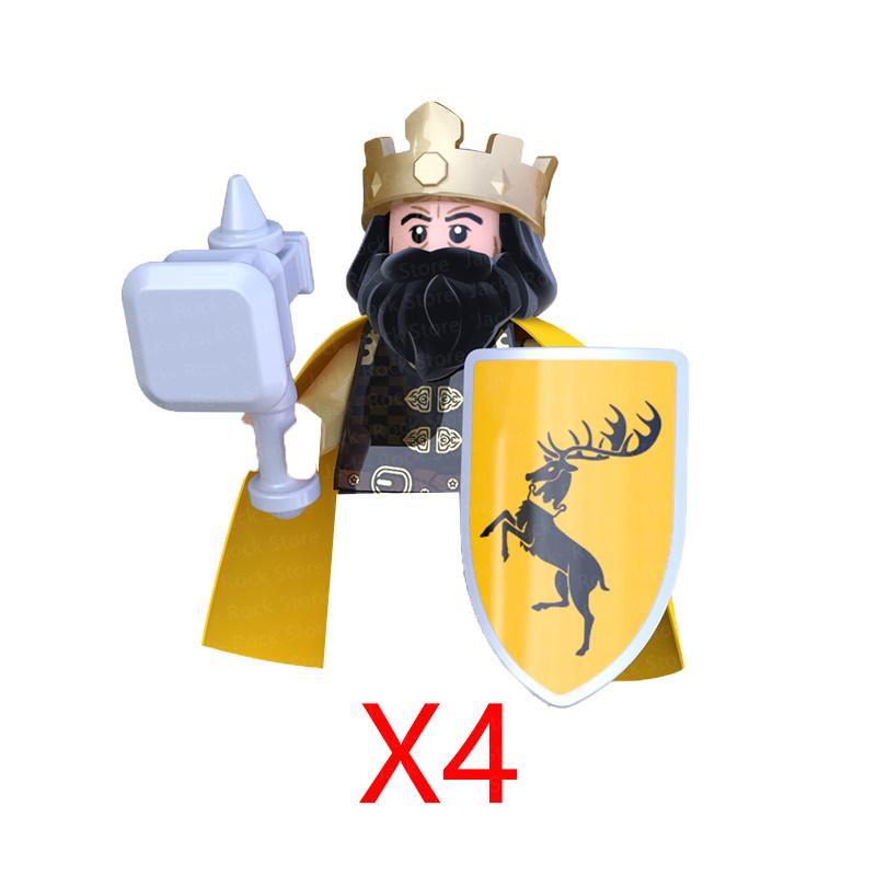 Военные Строительные Блоки Фигурки Солдат Подарки Игрушки Серия Кино Фантастика Средневековый Рыцарь Легион Оружие Щит Флаг MOC