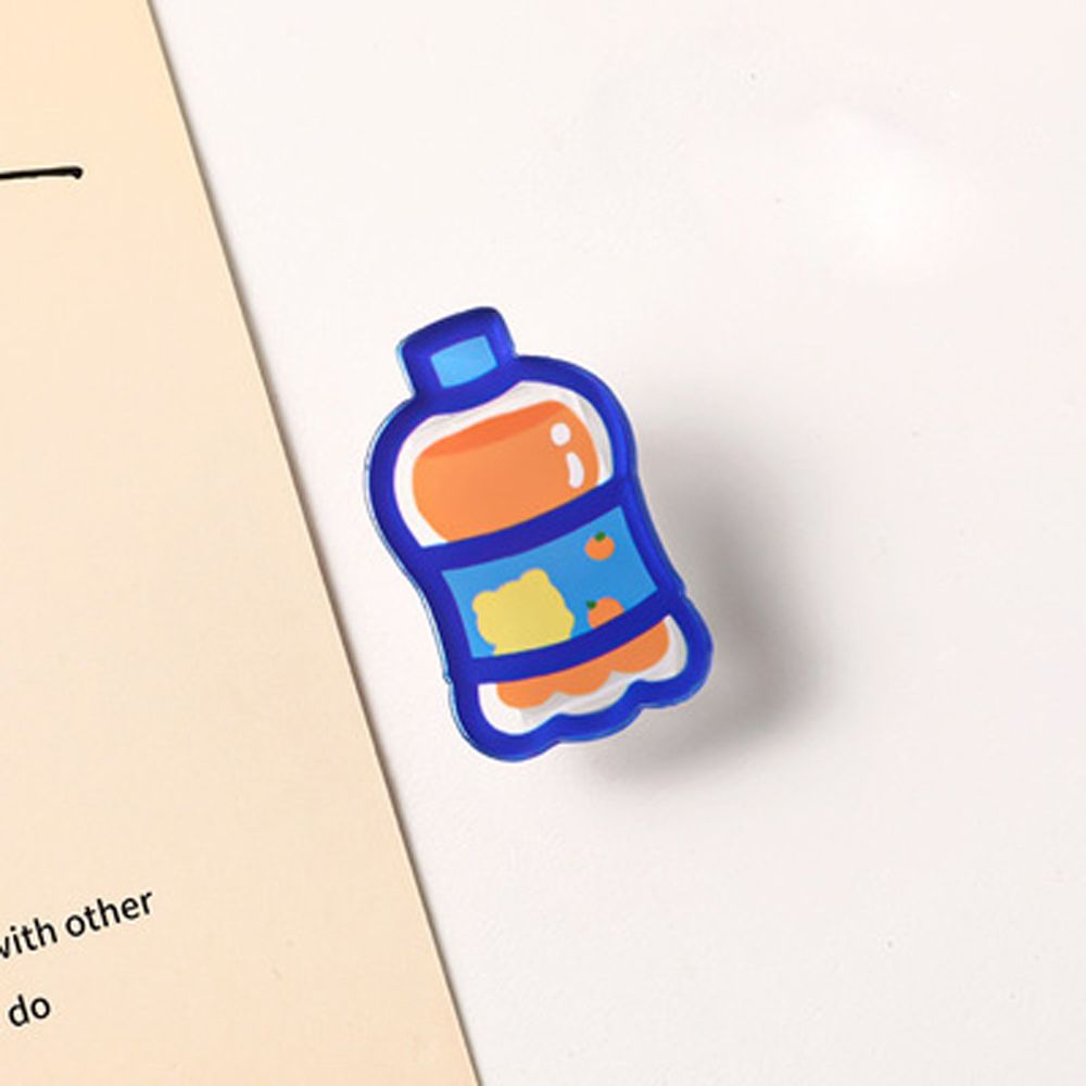 Letter Clip School Stationery Cartoon Binder Clips Snacks Sealing Clip Paper Clip Transparent Clip
