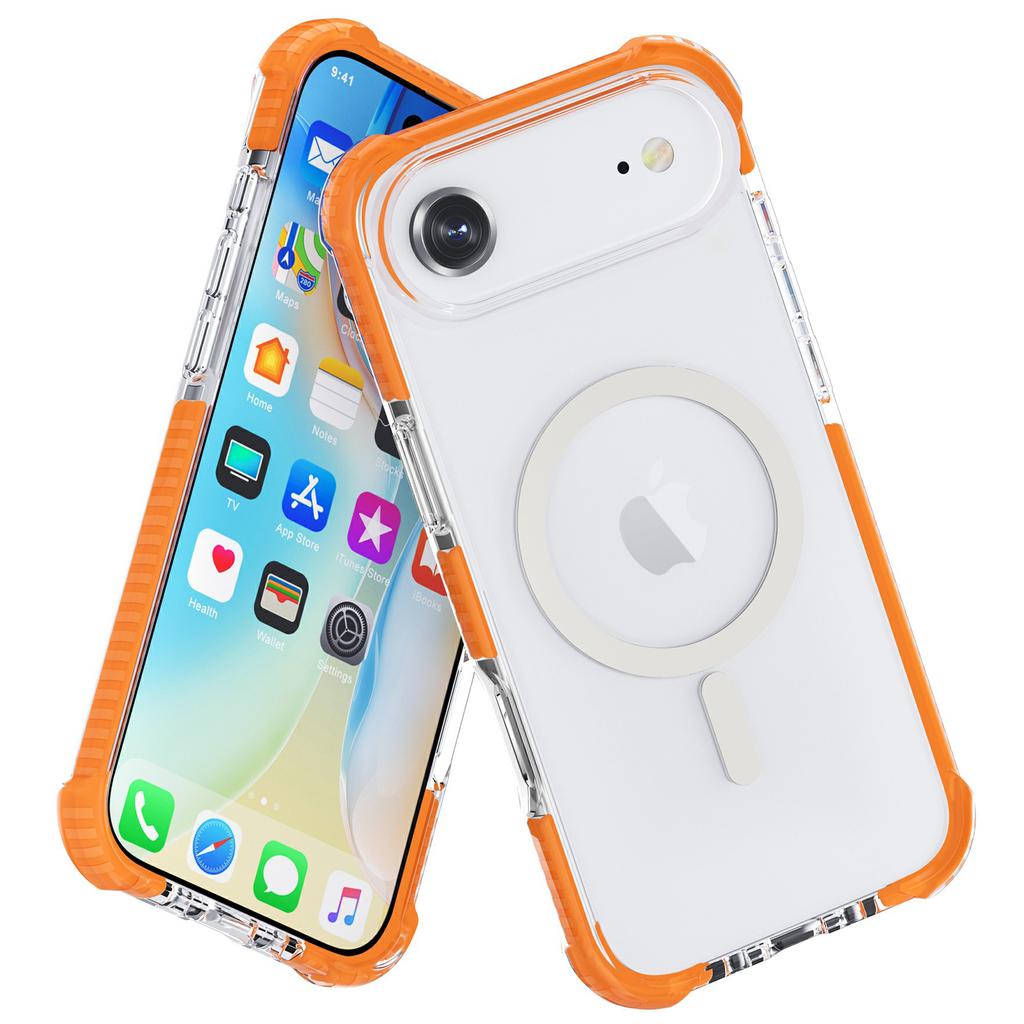 For iPhone Air Case Compatible with MagSafe Reinforced Corners TPU + Acrylic + TPE Phone Cover
