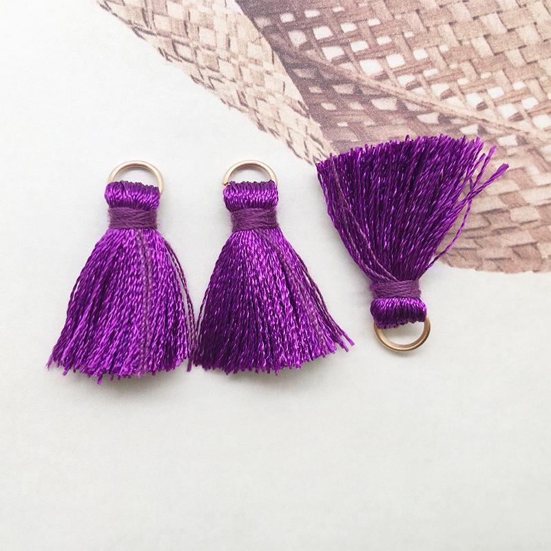 Multicolor Handmade Tassel Earrings & Keychain Bag Pendant