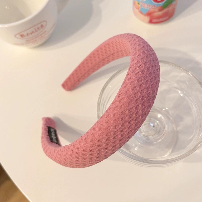 Резинка для волос из губки конфетного цвета, повязка на голову, женские аксессуары для волос во французском стиле - завязанная заколка, ювелирное изделие