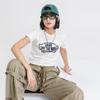 Vans Set in Sleeve T Shirt Women's Ecru VN0A7Q273KS
