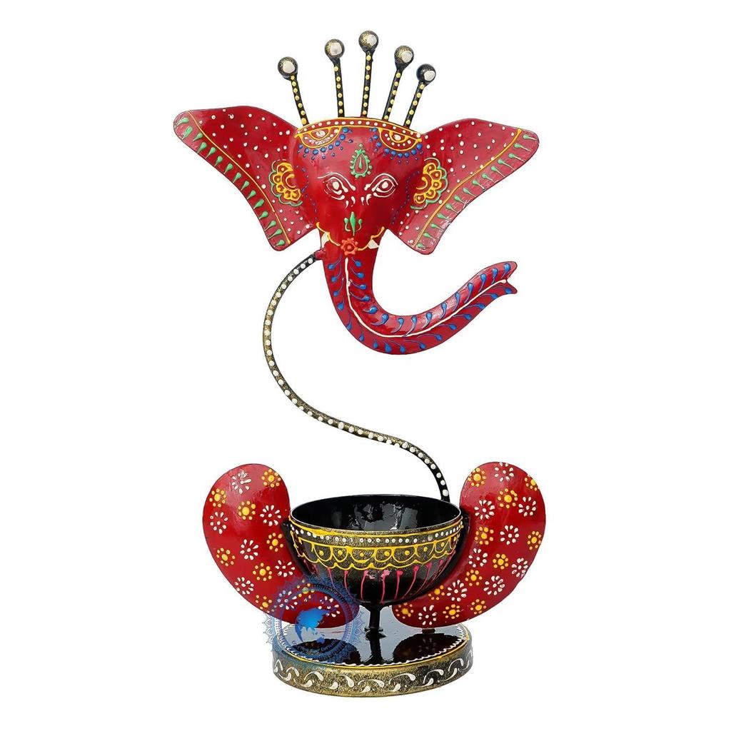 Iron Tealight Candle Holder/Handicraft Metal/Candle Holder Stand Showpiece/Statue Home Decor, Living Room, Puja Room