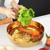 Stainless Steel Mixing Bowl Thickened Dough Kneading Basin 32cm Multi-Purpose Basin for Stirring Salads Beating Eggs Cleaning Vegetables