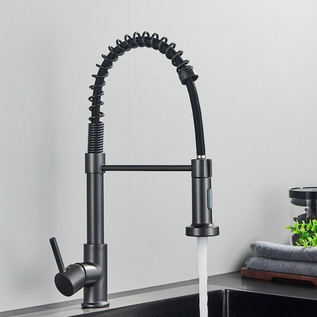 Выдвижной смеситель для кухни с распылителем, смеситель с одной ручкой