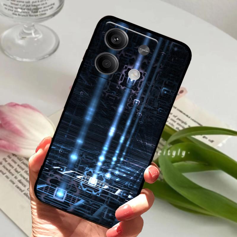 Чехол для Xiaomi Redmi Note 13 Cover Note13 Pro Задняя крышка Животные Мягкий ТПУ Силиконовый Coque для Xiomi Redmi Note 13 Pro 5G Fundas