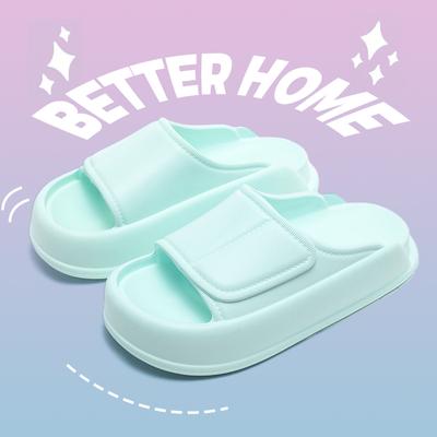 Новое поступление, летние женские тапочки, уличные, нескользящие, мягкие, с толстой подошвой, женские, пляжные, однотонные, для дома, уютные сандалии