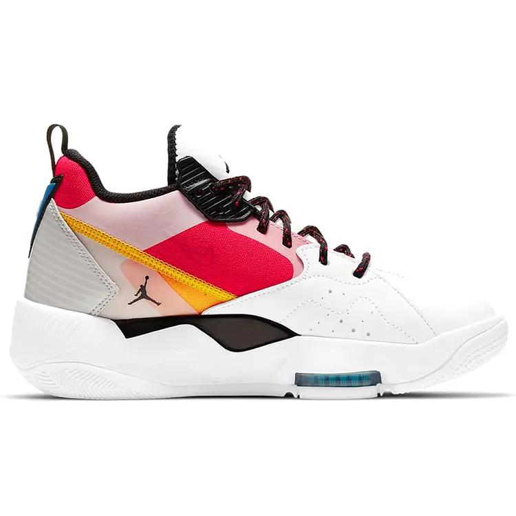 Air Jordan Womens Jordan Zoom '92 'White Siren Red University Gold' (women's sizes) White / Siren Red / University Gold / Black Basketball Shoes