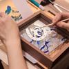 20 шт. Деревянные подковы Вырезки Необработанные Заготовки для DIY Поделок U-образной формы Рустикальный Декор для Дома Западные Принадлежности для Вечеринок Бирки для Поделок с Лошадьми