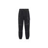 Loose Fit Multi-Pocket Woven Sports Pants Men Bottoms Black AYKR377-1