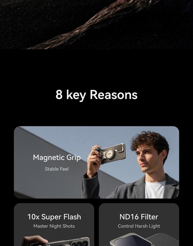 Telesin Taixun Набор для мобильной фотографии со стабилизатором для Samsung S26 Ultra