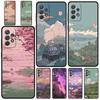 Japan Sunset Scenery Phone Case for Samsung A51 A71 A21S A12 A11 A31 A41 A52 A32 A23 A33 A53 A73 A03S A13 5G A72 A54 A34 Cover