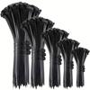 100/1000Pcs Wholesale Plastic Nylon Cable Ties Self-locking Cord Straps Adjustable Cable Fastening Loop Home Office Wire Zip Tie