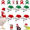 Poultry Holiday Costume Headwear Lizard Guinea Pig Merry Christmas Pet Hat Santa Claus Animal Scarf