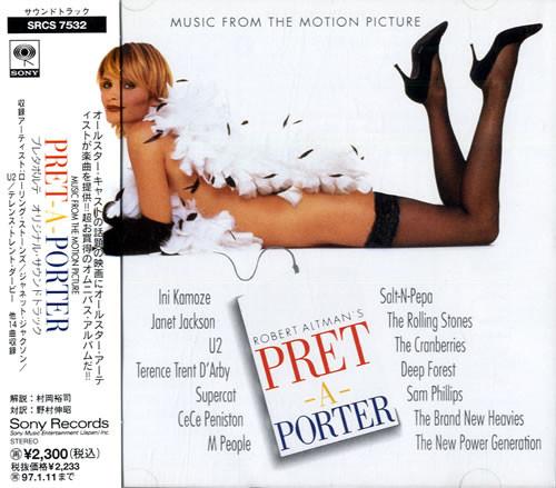 CD SOUNDTRACK - Pret-A-Porter: Music From The Motio SRCS7532 Sony 1995 Japan Obi Soundtracks & Musicals