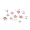 1Set 1:12 Dollhouse Miniature Porcelain Ceramic Tea Cup Set Tableware Kitchen Dollhouse Teapot Diy Toys