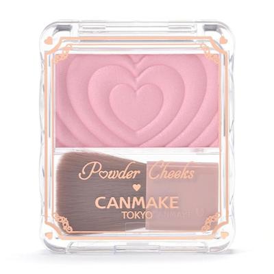 Canmake Пудровые румяна для щек P02 Маленький застенчивый розовый Глянцевые 1,8 г, 1 шт.