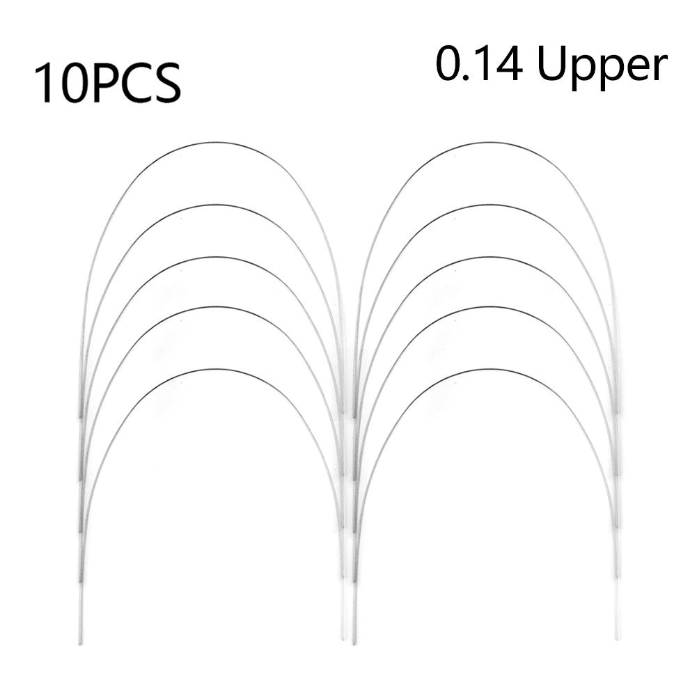 1 упаковка ортодонтических стоматологических суперэластичных овальных дуг Niti Round Arch Wires, 10 размеров