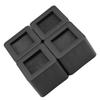 4pcs Set Furniture Leg Risers PP Plastic NOn Slip Riser for Table Desk Bed Sofa Black Color