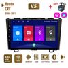 Автомобильное радио на базе Android, стерео для Honda CRV 2006-2011, 2 Din, мультимедийная навигация Carplay, авторадио, GPS, WIFI, головное устройство, 4 + 64 ГБ