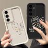 Чехол для телефона из ТПУ с принтом сердец для Samsung Galaxy S25 Edge S24 FE S23 S22 Ultra Plus A17 A56 A36 A16 A15 A55 A54 A53 5G, мягкая накладка