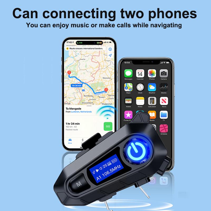 Wireless Bluetooth Motorcycle Helmet Headsets New Motos Automatically Answer Calls Music Earphone Intelligent Noise Reduction