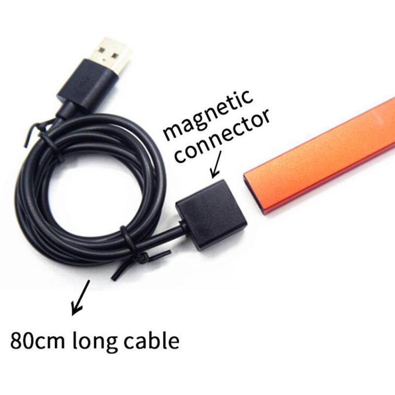 Универсальный двухпортовый кабель Micro USB 80 см для магнитно-адсорбционного кабеля JUUL для быстрой зарядки