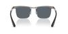 Солнцезащитные очки 0RB3875 WAYFARER DELUXE ПЕСКОСТРУЙНЫЙ GUNMETAL НА GUNMETAL BLUE Поляризационные [Ray-Ban] 029/R553
