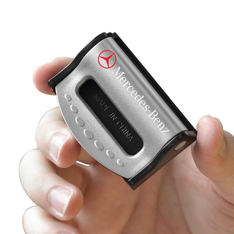 2 шт. Зажим для пряжки ремня безопасности автомобиля, стопор ремня безопасности, регулировочный зажим для Mercedes-Benz AMG C500 C200 C300 A B C E GLA CLA GLK GL ML GLE W204 W205 W211