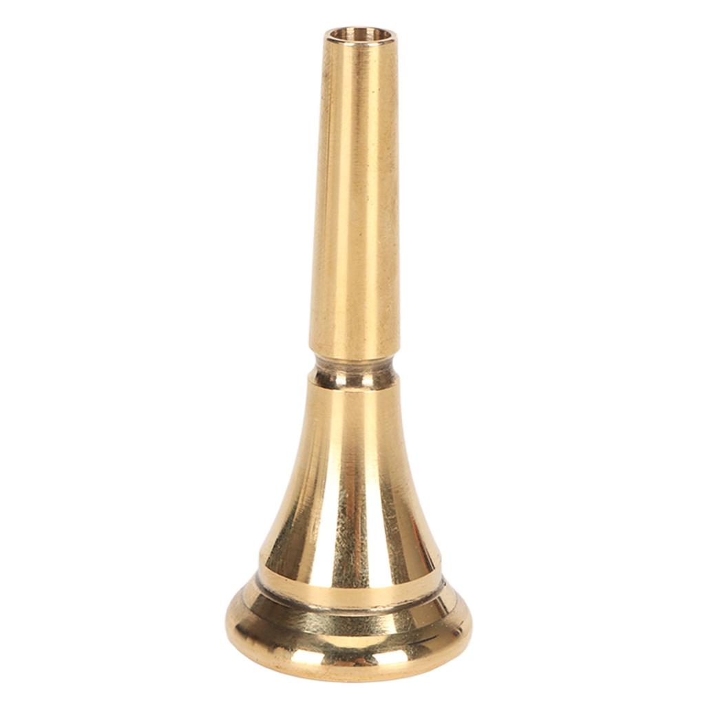 Золотой мундштук для валторны, стандартный, устойчивый к ржавчине, латунный мундштук для валторны для концертов и сцен