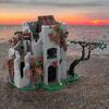 809 деталей MOC Заброшенная Башня Замок Модель Строительные Блоки Конструктор Рождественские Подарки Игрушка Креативная DIY Идея Сборка Кирпич Дети