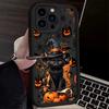 Чехол на телефон Хэллоуин Черная кошка Ведьма для Samsung S26 S25 S24 S23 S22 S21 S20 F06 M16 Note 20 FE Plus Ultra 4G 5G Мягкий ТПУ Чехол