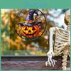 Halloween Pumpkin Witch Hat Uv Static Glass Showcase Home Stickers Decor