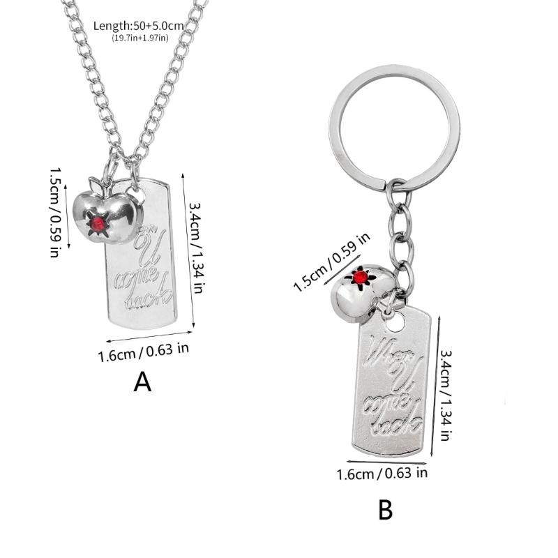 Simple Yet Elegant Silver Chain Necklace Decoration With A Delicate Fruit Shaped Charm