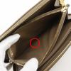 Louis Vuitton Zippy Wallet Purse M81511 Monogram Coussin Taupe Beige Lambskin Women Used