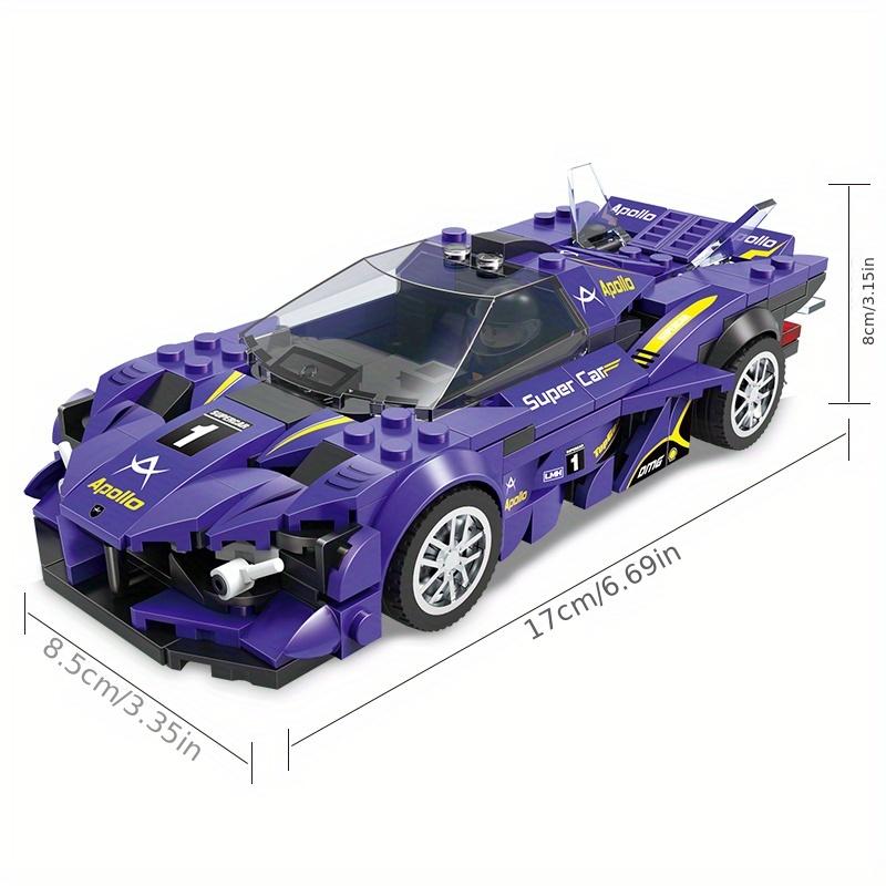 Building Block Racing Car Racing Car Toy Series Boys Toy Splicing Construction Building Block Birthday Gift